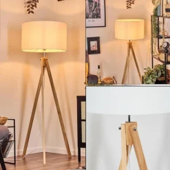 Lampes En Tissu-hofstein Flemming Lampadaire Écru, 1 lumière