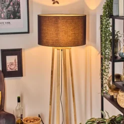 Lampes En Tissu-hofstein Flemming Lampadaire Écru, 1 lumière