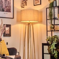 Lampes En Tissu-hofstein Flemming Lampadaire Écru, 1 lumière