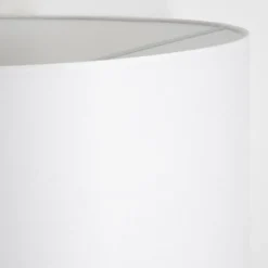 Lampes En Tissu-hofstein Flemming Lampadaire Écru, Noir, 1 lumière