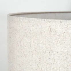 Lampes En Tissu-hofstein Flemming Lampadaire Noir, 1 lumière