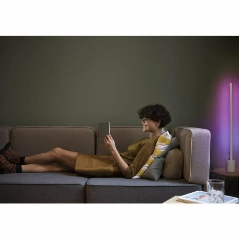 Luminaires Ledvance FLOOR Lampadaire LED Blanc, 1 lumière, Télécommandes