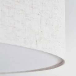 Lampes En Tissu-hofstein Foggia Plafonnier Nickel mat, 3 lumières