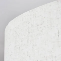 Lampes En Tissu-hofstein Foggia Plafonnier Nickel mat, 3 lumières