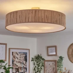 hofstein Foggia Plafonnier Nickel mat, 3 lumières