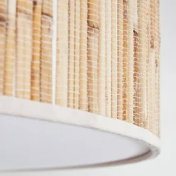 Lampes En Tissu-hofstein Foggia Plafonnier Nickel mat, 3 lumières