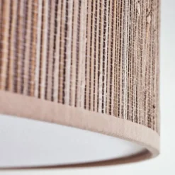 Lampes En Tissu-hofstein Foggia Plafonnier Nickel mat, 3 lumières