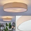 Lampes En Tissu-hofstein Foggia Plafonnier Nickel mat, 3 lumières