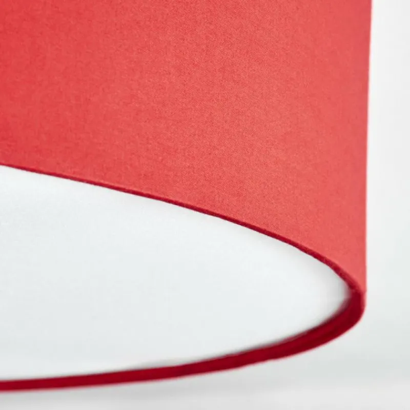 Lampes En Tissu-hofstein Foggia Plafonnier Nickel mat, 3 lumières