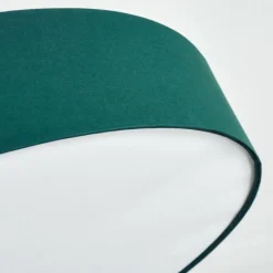 Lampes En Tissu-hofstein Foggia Plafonnier Nickel mat, 3 lumières