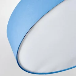 Lampes En Tissu-hofstein Foggia Plafonnier Nickel mat, 3 lumières