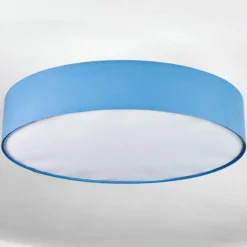 Lampes En Tissu-hofstein Foggia Plafonnier Nickel mat, 3 lumières