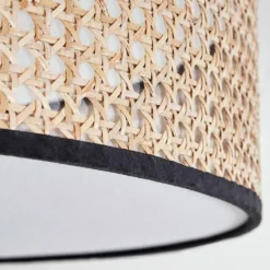 Lampes En Tissu-hofstein Foggia Plafonnier Nickel mat, 3 lumières