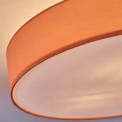 Lampes En Tissu-hofstein Foggia Plafonnier Nickel mat, 3 lumières