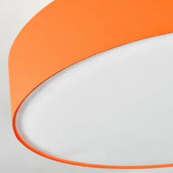 Lampes En Tissu-hofstein Foggia Plafonnier Nickel mat, 3 lumières