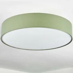 Lampes En Tissu-hofstein Foggia Plafonnier Nickel mat, 3 lumières