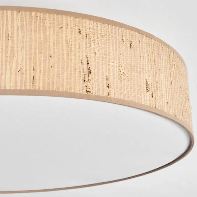 Lampes En Tissu-hofstein Foggia Plafonnier Nickel mat, 3 lumières