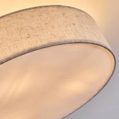 Luminaires Scandinaves-hofstein Foggia Plafonnier Nickel mat, 3 lumières