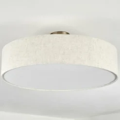 Luminaires Scandinaves-hofstein Foggia Plafonnier Nickel mat, 3 lumières