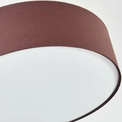 Lampes En Tissu-hofstein Foggia Plafonnier Nickel mat, 3 lumières