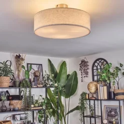 hofstein Foggia Plafonnier Nickel mat, 3 lumières