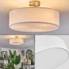 Lampes En Tissu-hofstein Foggia Plafonnier Nickel mat, 3 lumières