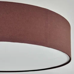 Lampes En Tissu-hofstein Foggia Plafonnier Nickel mat, 3 lumières