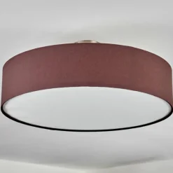 Lampes En Tissu-hofstein Foggia Plafonnier Nickel mat, 3 lumières