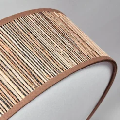 Lampes En Tissu-hofstein Foggia Plafonnier Nickel mat, 3 lumières