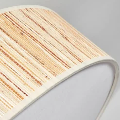 Lampes En Tissu-hofstein Foggia Plafonnier Nickel mat, 3 lumières