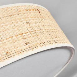 Lampes En Tissu-hofstein Foggia Plafonnier Nickel mat, 3 lumières