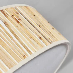 Lampes En Tissu-hofstein Foggia Plafonnier Nickel mat, 3 lumières