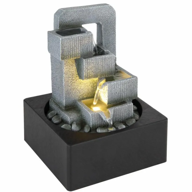 Luminaires Globo Lighting Fontaines d'intérieur Globo FONTANA LED Anthracite, Gris, 1 lumière* Éclairage Led