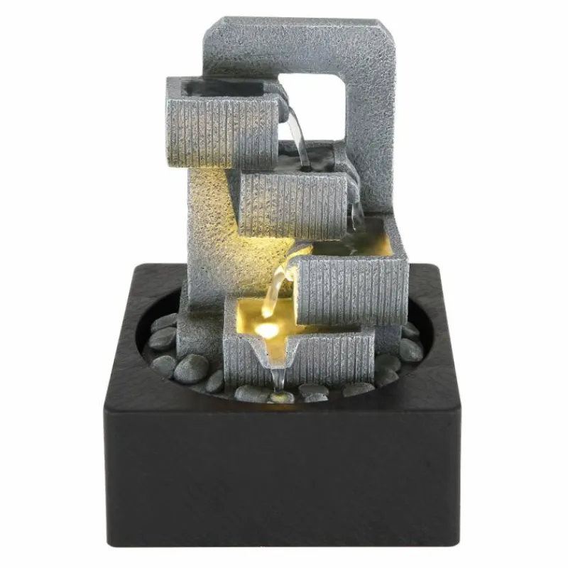 Luminaires Globo Lighting Fontaines d'intérieur Globo FONTANA LED Anthracite, Gris, 1 lumière* Éclairage Led