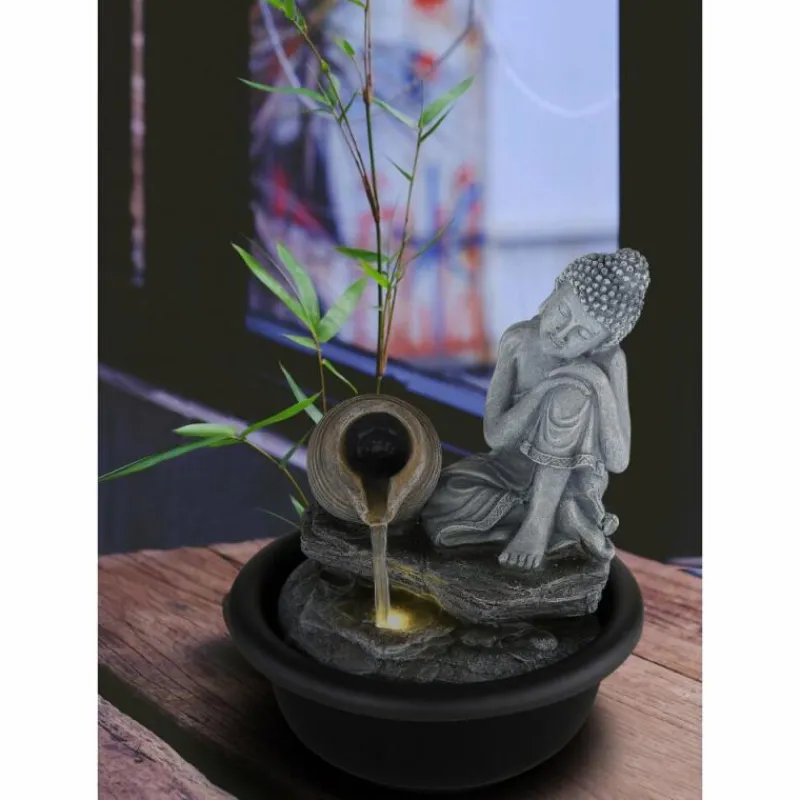 Luminaires Globo Lighting Fontaines d'intérieur Globo FONTANA LED Noir, 1 lumière* Éclairage Led