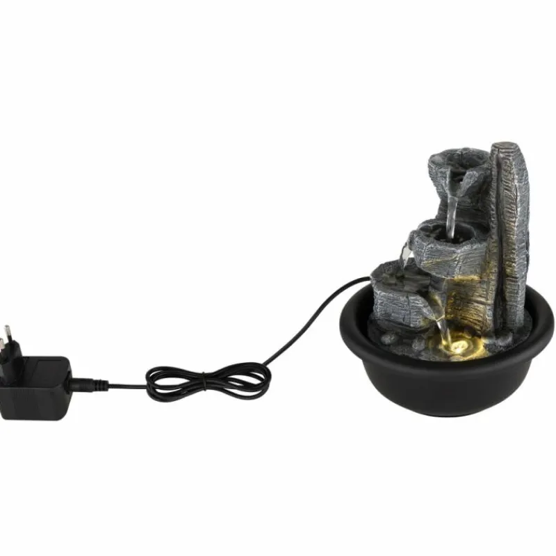 Luminaires Globo Lighting Fontaines d'intérieur Globo FONTANA LED Noir, 1 lumière* Éclairage Led