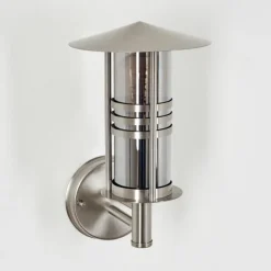 hofstein Forli Lampe murale d´extérieur Argenté, 1 lumière