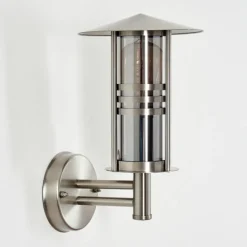hofstein Forli Lampe murale d´extérieur Argenté, 1 lumière