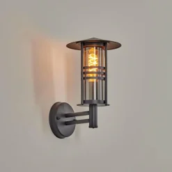 hofstein Forli Lampe murale d´extérieur Anthracite, 1 lumière