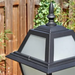 Luminaires Rustiques-hofstein Fornelos Luminaire extérieur, Réverbère, Eclairage de chemin Noir, 1 lumière