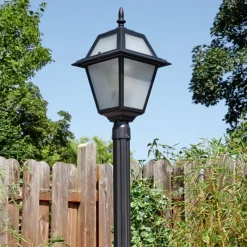 Luminaires Rustiques-hofstein Fornelos Luminaire extérieur, Réverbère, Eclairage de chemin Noir, 1 lumière