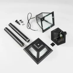 Luminaires Rustiques-hofstein Fornelos Luminaire extérieur, Eclairage de chemin Noir, 1 lumière