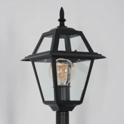 Luminaires Rustiques-hofstein Fornelos Luminaire extérieur, Eclairage de chemin Noir, 1 lumière