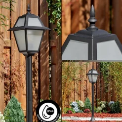 Luminaires Rustiques-hofstein Fornelos Luminaire extérieur, Eclairage de chemin Noir, 1 lumière