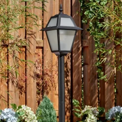 Luminaires Rustiques-hofstein Fornelos Luminaire extérieur, Eclairage de chemin Noir, 1 lumière