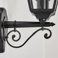 Luminaires Rustiques-hofstein Fornelos Luminaire extérieur, Lampe murale d´extérieur, Applique murale Noir, 1 lumière