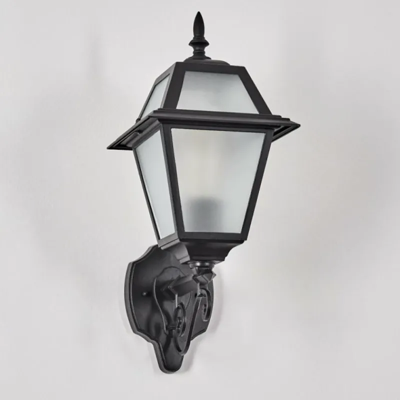 Luminaires Rustiques-hofstein Fornelos Luminaire extérieur, Lampe murale d´extérieur, Applique murale Noir, 1 lumière