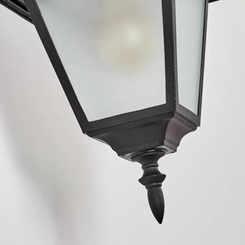 Luminaires Rustiques-hofstein Fornelos Luminaire extérieur, Lampe murale d´extérieur, Applique murale Noir, 1 lumière