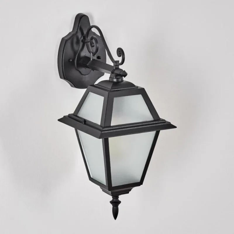 Luminaires Rustiques-hofstein Fornelos Luminaire extérieur, Lampe murale d´extérieur, Applique murale Noir, 1 lumière