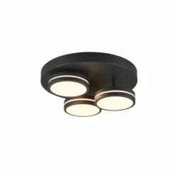 Luminaires Trio Franklin Plafonnier LED Anthracite, 3 lumières* Éclairage Led